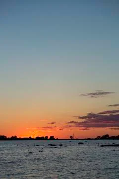 Sunset over Ocean Stock Photos