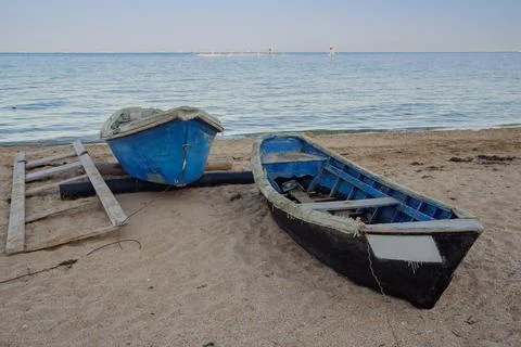 Sunset over an ocean Foto stock