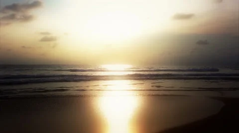 Sunset over the ocean. Thailand. Video stock 28319838
