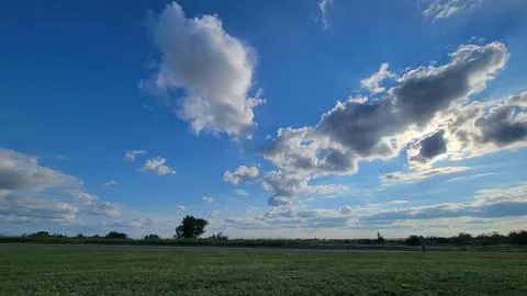 Sunset over Oklahoma Stock Photos