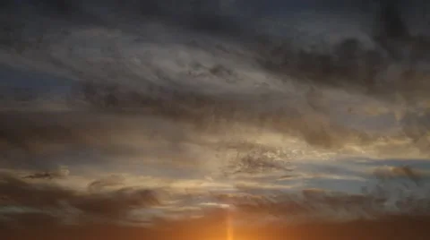 Sunset Over Pacific Ocean Vidéo 12131325