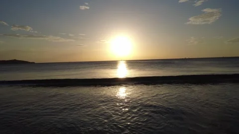 Sunset Over the Pacific Ocean Tamarindo Costa Rica Stock Footage 314408457