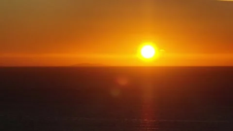 Sunset Over  Pacific Rancho Palos Verdes Los Angeles California Aerial 库存影片 335401810