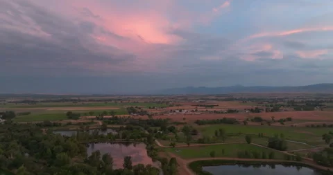 Sunset over Plains Stock-Footage 282393776