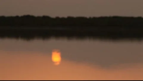 Sunset over the pond 스톡 동영상 10920086