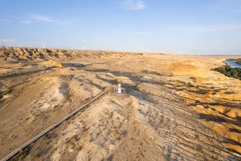 Sunset over the river Stock Photos