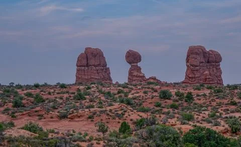 Sunset over the rocks Fotos de archivo