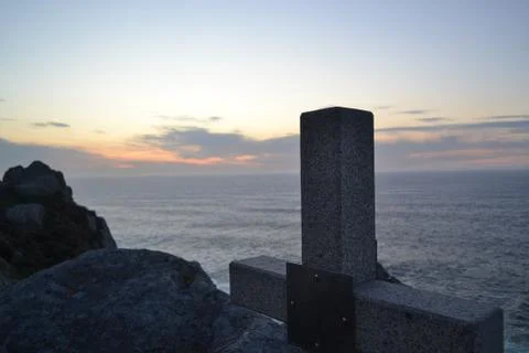 Sunset over rood Stock Photos