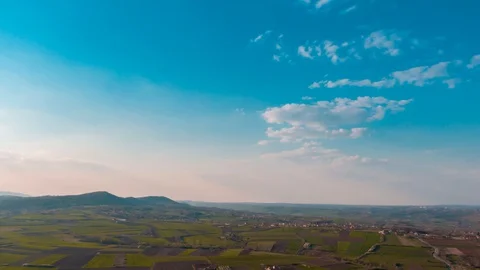 Sunset over rural land Stock Footage 129106033