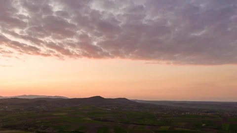Sunset over rural land 動画素材 129106051