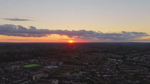Sunset over RW Видео 334490736