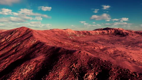 Sunset over the sand dunes in the desert Видео 199122341