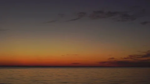 Sunset over the sea 4k Stock Footage 90914070