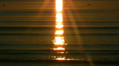 Sunset over the sea 5 Video stock 305144