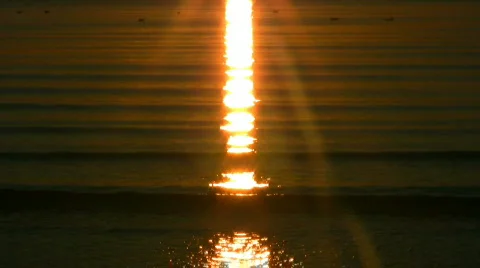 Sunset over the sea 6 Video stock 305149