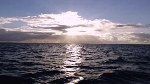 Sunset Over The Sea Stock Footage 37208316