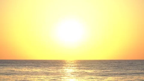Sunset over sea Stock Footage 76470185