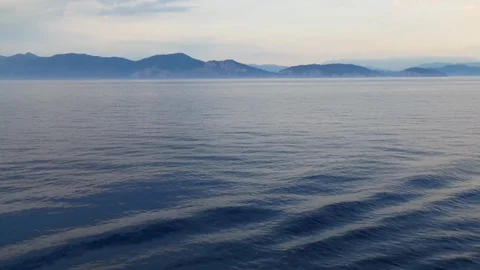 Sunset over the sea Stock Footage 89021917