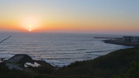 Sunset over the sea Stock Footage 90896023