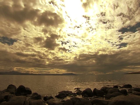 Sunset over the sea Vidéo 101636930