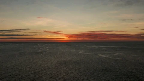 Sunset over the sea. Stock Footage 118674115