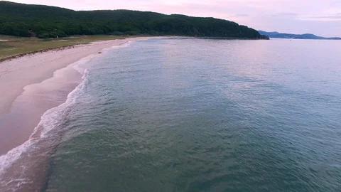 Sunset over the sea Video stock 128984789