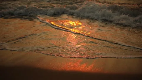 The sunset over the sea Video stock 145795059