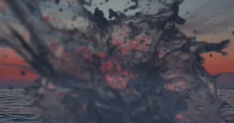 Sunset over the sea Видео 153533768