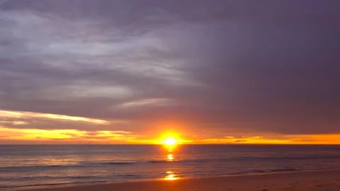 Sunset over the sea	 库存影片 172386044