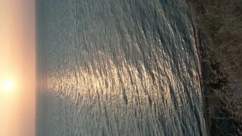 Sunset over the sea. Stock Footage 198848604