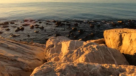 Sunset over the sea Stock Footage 209950004