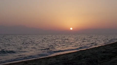 Sunset over sea. Stock Footage 221709327