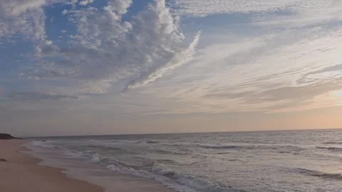 Sunset over the sea Stock Footage 243427670