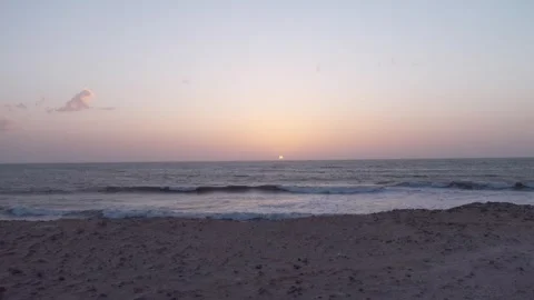 Sunset over the sea Stock Footage 243427735