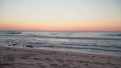 Sunset over the sea Stock Footage 243427736