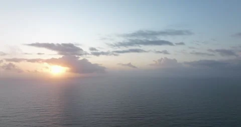 Sunset over sea Stock Footage 264685808