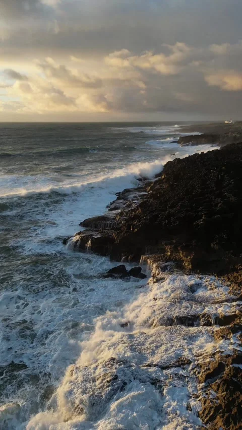 Sunset over the sea Stock Footage 299135712