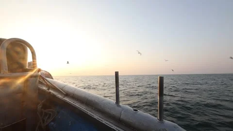 Sunset over the sea 스톡 동영상 306040296