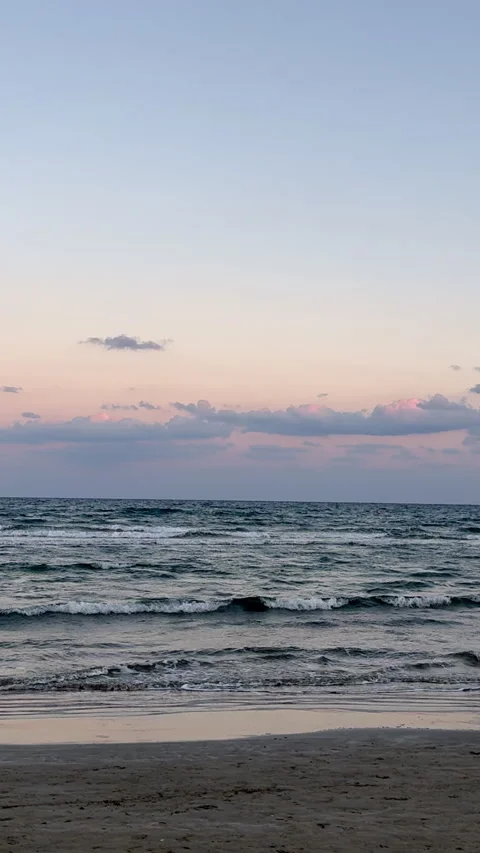 Sunset over sea Stock Footage 338204278