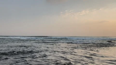 Sunset over the sea Stock Footage 341662427