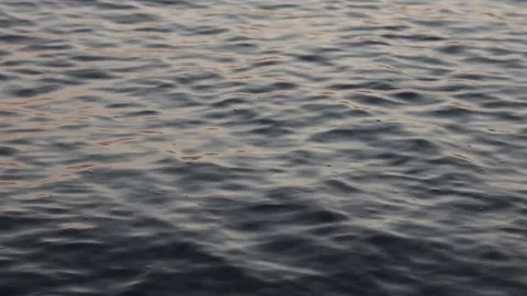 Sunset Over Sea with Gentle Waves Stock Footage 290092166