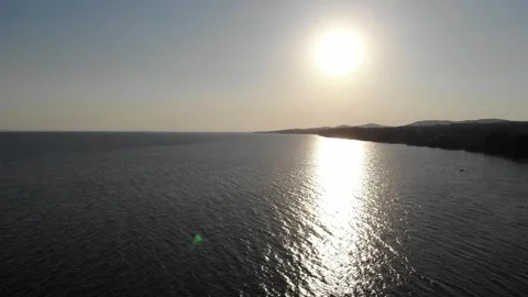 Sunset over the sea - Greece Video stock 252190029