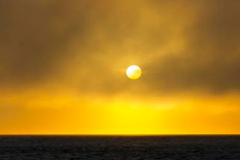 Sunset over the sea Foto stock