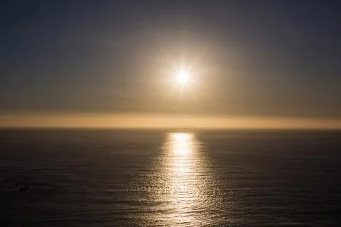 Sunset over the sea Foto stock
