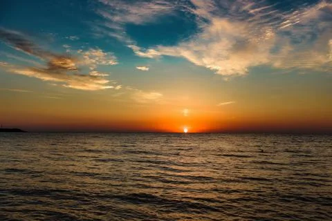 Sunset over the sea	 Stock Photos