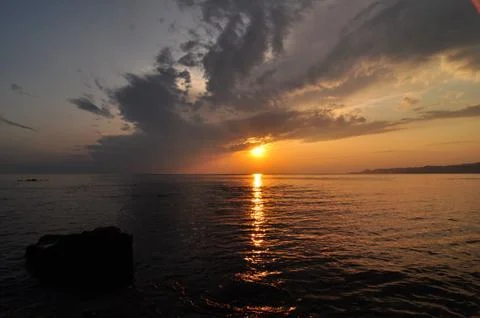 Sunset over the sea	 Foto stock