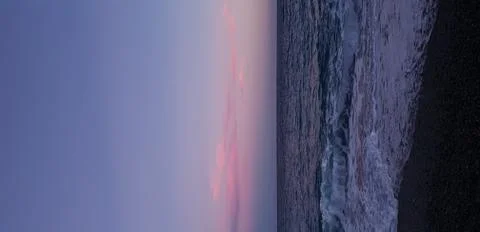 Sunset over the sea Foto stock