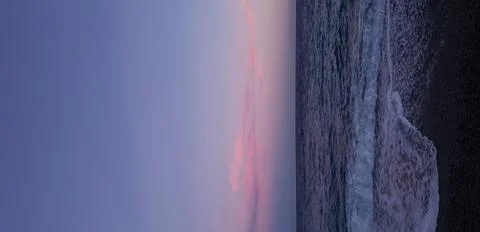 Sunset over the sea Stock Photos
