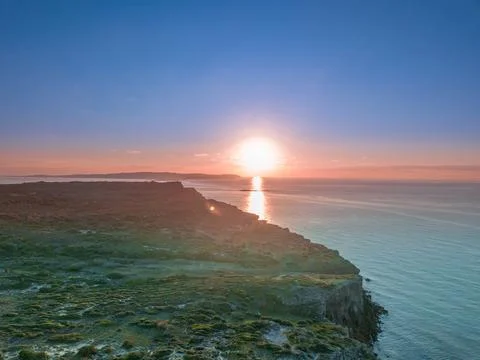 Sunset over the sea Foto stock