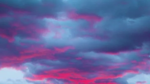 Sunset Over the Sea, Red Sunset. Stunning Dusk Over the Tyrrhenian Sea. Stock Footage 238089353